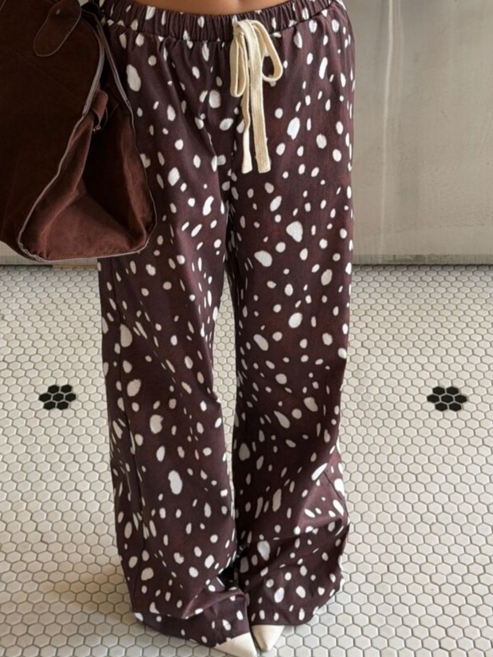 Women's Fashion Vintage All-Over Print Long Pants